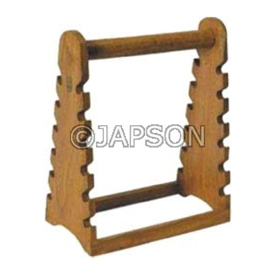 Pipette Stand, Horizontal, Wooden Pipette Stand, Horizontal, Wooden